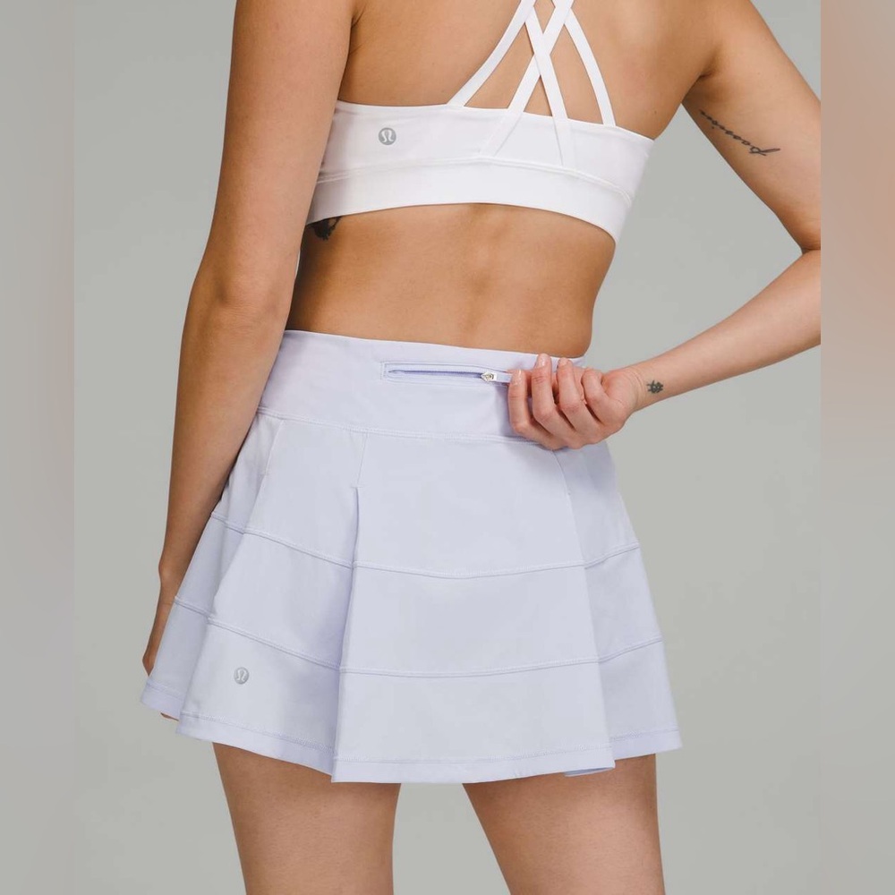 Lululemon Pace Rival Mid-Rise Skirt in Pastel Blue